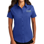 LADIES, Sport Shirt, Short Sleeve, CAVANAUGH/LANSING_White/Lime