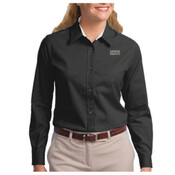 LADIES, Sport Shirt, Long Sleeve, CAVANAUGH/LANSING_White/Green