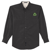 ADULT, Long Sleeve Easy Care Shirt, LEAF