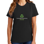 LADIES, T-Shirt, Short Sleeve, CAVANAUGH_White/Green