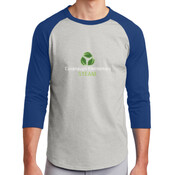 ADULT, Colorblock Raglan Jersey, CAVANAUGH_White/Green
 2