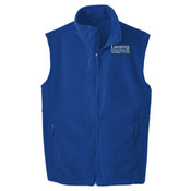 ADULT, Full-Zip, Fleece Vest, CAVANAUGH/LANSING_White/Green